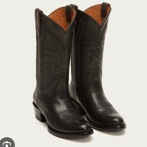 Frye Rosaline Braid Tall Leather Western Boots  6